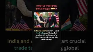 Modi&ndash;Trump Trade Deal Moment | India&ndash;US Economic Partnership Shakes Global Markets#shorts #ytshorts