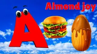 ABC Educational video song | food for kids learning cartoon video Nursery rhymes | ABC phonics song