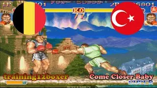 Super Street Fighter 2 Turbo ➤ training12boxer (Belgium) vs Come Closer Baby (Turkey) 超级街霸2X