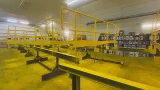 Solico's Heated Paint Shop in Calgary - Painting Steel Handrails