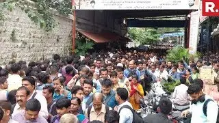 Bridge Closed Down, Crowds Gather At Lower Parel Station In Mumbai