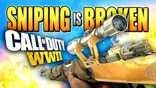 COD WW2 Sniping is BROKEN. Here's 4 Reasons Why. | Call of Duty WW2 Sniping Multiplayer Gameplay