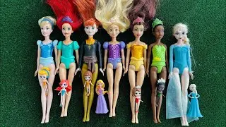Disney Princess Doll Makeover ~ DIY Miniature Ideas for Barbie - Wig, Dress, Faceup, andMore! DIY