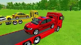 Transporting all police cars