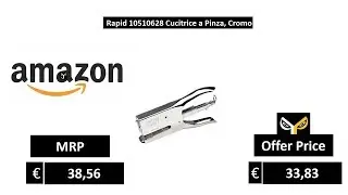 Rapid 10510628 Cucitrice a Pinza, Cromo