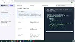 how to  create a new virtual bank account Razorpay Api in asp.net