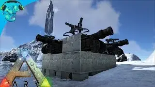 Building our Raid Raft with Underwater Turrets! ARK Survival Evolved - PvP Season E40