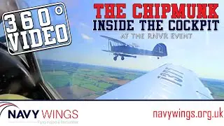 Fly with Navy Wings - Chipmunk T.22 and Swordfish formation 360° Flight!