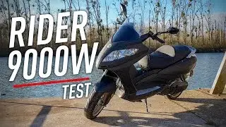 Le scooter électrique qui en a dans le ventre ! - Test Rider 9000W