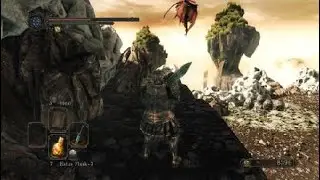 DARK SOULS II: Fighting a dragon in the Dragon Aerie