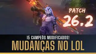 MUDAN&Ccedil;AS nos CAMPE&Otilde;ES do LOL! JUNGLERS e ADCs modificados e 3 NOVOS ITENS ajustados, patch 26.02