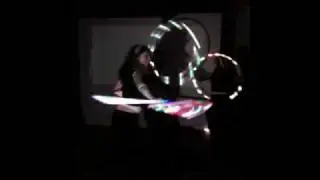 The Hoopalights perform with Psi-hoops