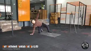 Half Kettlebell Turkish Get Up Hareketi Adım Adım Nasıl Yapılır!