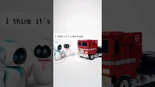 A fire truck can transform 😂 #eilik#optimusprime #transformers #shorts #funny