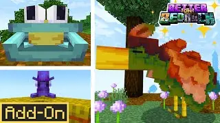 Лучше на Бедроке: НОВЫЕ дружелюбные мобы 🦝 &ndash; Minecraft Add-On Showcase