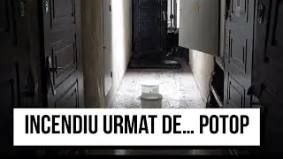 Incendiu urmat de…potop. În apartamentele blocului din Durlești, afectat de flăcări, plouă din tavan