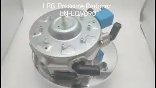 LLANO LPG Pressure Regulator LN-LOV090 Silver And Blue for 2-stage Gas Reducer