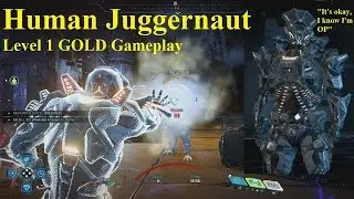 Level 1 Human Juggernaut GOLD Gameplay | The OP Combo Tank | MEA Multiplayer