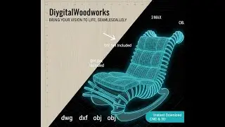 Parametric rocking chair plans & DIY projects & Download the CNC cutting files