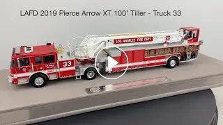 LAFD 2019 Pierce Arrow XT 100&rsquo; Tiller - Truck 33