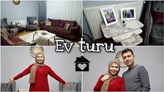 EV TURU 🏡BEKLENEN VİDEO /EVİMİZE HOŞ GELDİNİZ/ YENİ EŞYALI EVİMİZ