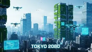 Tokyo 2080 &ndash; AI & Flying Cars Transform the City