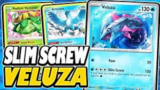 NO HAND = BIG DAMAGE | Slim Screw Veluza Deck Profile Pokemon TCG Live Paldea Evolved