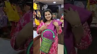 #Anuselva 10 seconds READYMADE saree Available @sreesaisilks
