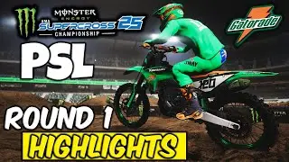 PSL Round 1 - Highlights (Supercross 25 League Racing)