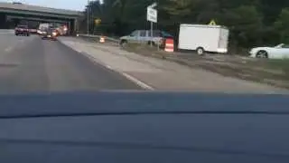 Route 9 East to I-95 North ramp in Wellesley