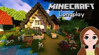 Minecraft Longplay Tale ✨ Building a Cute Little Home in the Woods [Peaceful, No Commentary] (1.18)