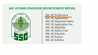 SSC JE NOTIFICATION 2018-2019