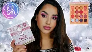 BH COSMETICS HO HO HOLIDAYS COLLECTION | NICE PALETTE SWATCHES AND REVIEW