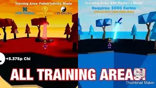 EVERY TRAINING AREA LOCATION IN NINJA LEGENDS| ROBLOX