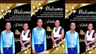 LILAH WEDS JOHN WEDDING CEREMONY || 28TH JUNE, 2025