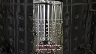 Cooling Jacketed Wine Fermenter Fermentador de vino con camisa de enfriamiento