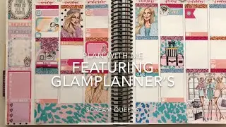 Plan with me! Featuring GlamPlanner