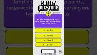 SAFETY QUIZ-25 | Comment your answer #qhsehome #safetyfirst #hse #quiz #shorts #training #quiztime