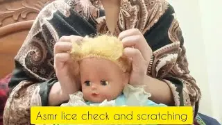 Asmr lice check and scratching😋😸#asmr #asmrscratching #youtube #asmrtriggers #youtubevideos 