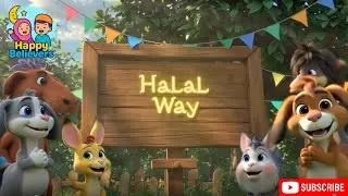 Halal Heroes Zoo 🦓✨ | Islamic Kids Rhyme About Halal & Good Manners