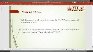 VIT -AP University Freshers Orientation-2023