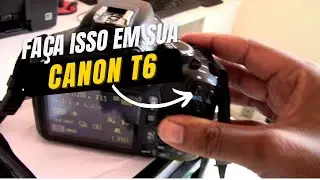 CANON T6 REBEL - COMO USAR O DISPARADOR DA FORMA CORRETA!
