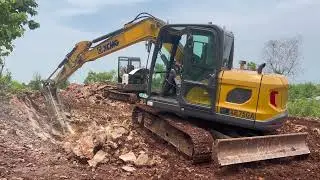 Proses breaker batu yang keras
