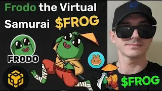 $FROG - FRODO THE VIRTUAL SAMURAI TOKEN CRYPTO COIN HOW TO BUY FROG MEMECOIN BNB BSC PANCAKESWAP NEW