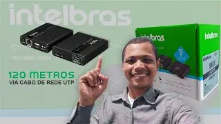 Extensor de Vídeo HDMI da Intelbras, 120 Metros via cabo UTP. Será que Funciona?