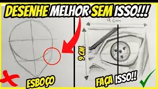 4 FORMAS DE DESENHAR SEM ESBOÇO padrão ( NOVO!!)