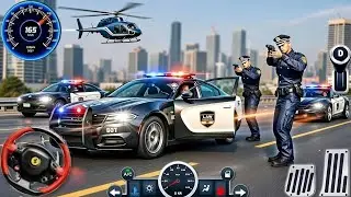 Police Car Chase Simulator 3D 🚓 | Real Cop Driving Gameplay | Android 2026