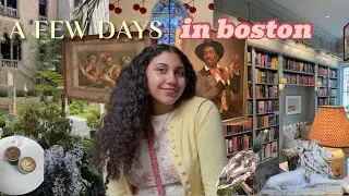 a few days in boston📚🕯️🦆🍒 boston common, magical gardens, museums, so many bookstores