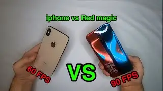 IPHONE XS MAX (60 FPS) vs RED MAGIC 5S (90 FPS) | PUBG MOBILE