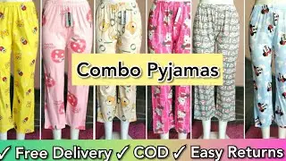 Stylish Glamarous Women Pyjamas Combo with Price/Cotton Pyjama for ladies/pyjama pants/Deep Fashions